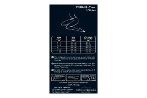 Колготки женские Mio Senso Piccadilly 100den 4 black