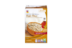 Ahold High Fiber Maple & Brown Sugar Flavored Instant Oatmeal - 8 CT