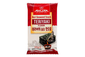 Нори снек Терияки Akura м/у 4.5г