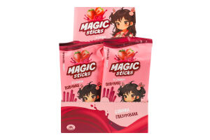Соломка глазированная со вкусом клубники Magic sticks KBV м/у 60г