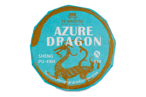 Чай пуер зелений китайський №817 Azure dragon Teahouse м/у 100г