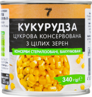 Конс Кукурудза Семерка 340 г ж/б