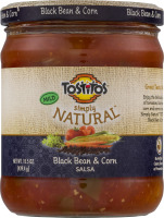Tostitos Simply Natural Black Bean & Corn Salsa Mild