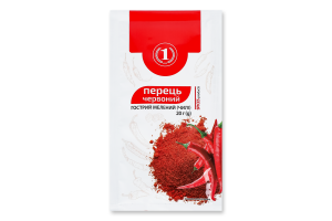 Перец красный стручковый порошкообразный ТМ "1" м/у 20г