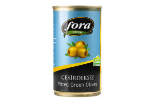 Оливки Fora зелені без кісточки 150г (Туреччина)