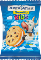 Морозиво 15% пломбір на печиві з дропсами Kids Хрещатик м/у 70г
