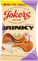 Гренки ржано-пшеничные Чеснок Jokers м/у 120г