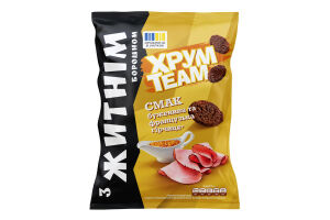 Сухарики с ржаной мукой Буженина и французская горчица ХрумTeam м/у 55г