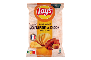 Чипси Lay's Paysanne смак курки-діжон гірчиці-меду