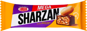 Конфеты глазированные кондитерской глазурью с корпусом ирисоподобным Mega sharzan Lukas м/у 40г