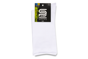 Носки мужские бамбуковая пряжа без резинки классические Premier socks 27 белый