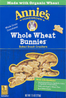 Annie's Homegrown Whole Wheat Bunnies Baked Snack Crackers