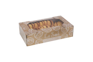 Печиво скорлупки Горішки класичні 180г коробка La Sofi