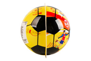 Мяч пластиковый для девочки и мальчика с конфетами и сюрпризом Crazy ball Wooow п/у 90г в ассорт