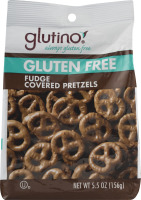 Glutino Gluten Free Fudge Covered Pretzels