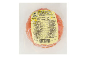 Колбаса вареная из мяса птицы пастеризованная Вкусная Ранчо в/у 0.28кг