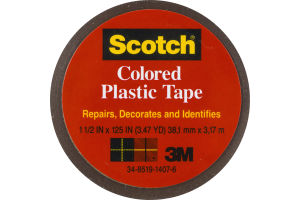 Scotch Brown Colored Plastic Tape