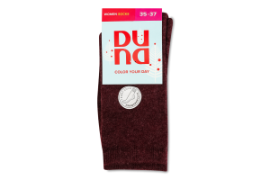 Шкарпетки жіночі Duna №3110 35-37 бордовий