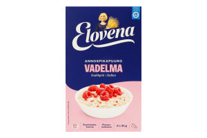 Каша-хвилинка вівсяна Малина Elovena к/у 6х35г