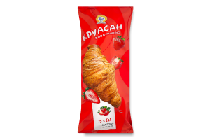 Круассан с клубникой Рома м/у 75г