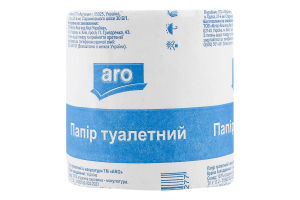 Бумага туалетная из макулатуры Aro 1шт