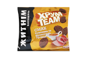 Сухарики с ржаной мукой Буженина и французская горчица ХрумTeam м/у 90г