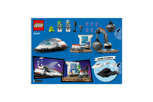 Конструктор для детей от 4лет №60429 Spaceship and Asteroid Discovery City Lego 1шт