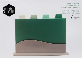 Набір дошок кухонних Eat&Drink у боксі 4шт 957005