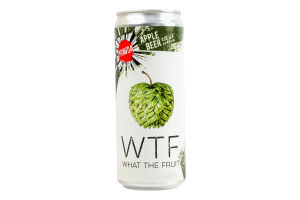 Пиво 0.33л 4.6% светлое нефильтрованное непастеризованное What the Fruit Pravda ж/б