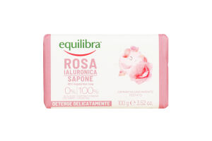 Мило Equilibra гіалуронове з трояндою