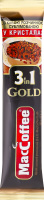 Напій кавовий розчинний 3в1 Gold MacCoffee м/у 16г