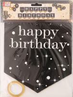 Баннер-гирлянда картон №WB240329057 Happy Birthday Ningbo Union Point Imp&Exp Co. Ltd 1шт