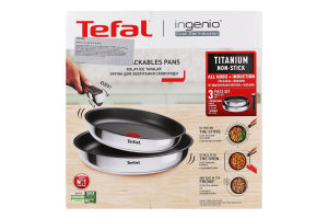 Набір сковорід з корозійнотривкої сталі №2100132882 Ingenio Tefal 1шт
