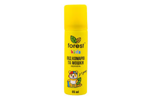 Засіб репелентний Kids від комарів та мошки 65мл аерозоль Forest