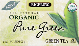 Bigelow All Natural Organic Pure Green Tea Bags