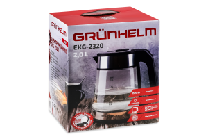 Електрочайник Grunhelm EKG-2320 2,0 л 1500 Вт чорний