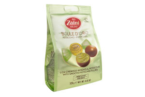 Цукерки Zaini Boule d'oro з фісташковою начинкою