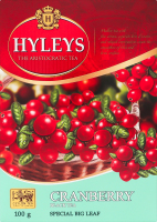 Чай черный цейлонский байховый цельнолистовой с добавлением растительного сырья Клюква Hyleys к/у 100г