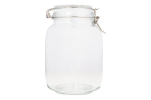 Банка д/зберігання 1,5л скло з бугельним замком KYYW447