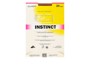 Колготки женские Instinct Classic 20den 6 natural