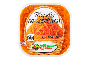 Морковь по-корейски классическая Повний Кошик ведро 500г