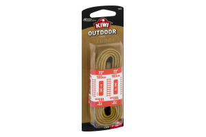 Kiwi Outdoor 72" Shoelace Pair Leather Tan