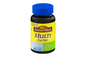 Nature Made Multi For Her Dietary Softgels Original Formula - 60 CT