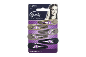 Goody Classics Snap Clips - 6 CT