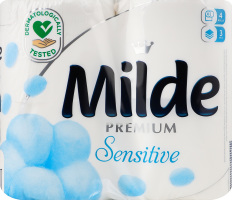 Папір туалетний 3-х шаровий Sensitive Premium Milde 4шт