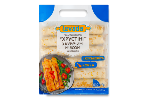 Изделие пекарское замороженное с куриным мясом Хрустини Levada м/у 510г