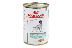 Корм-дієта д/дорослих собак Diabetic Special LC 410г ж/б Royal Canin
