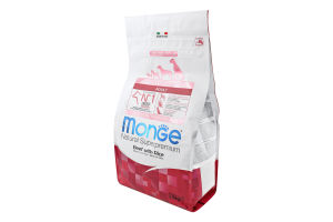 Корм сухой для взрослых собак всех пород c говядиной и рисом Monoprotein Natural superpremium Monge м/у 2.5кг