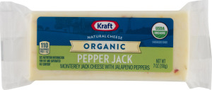 Kraft Natural Cheese Organic Pepper Jack