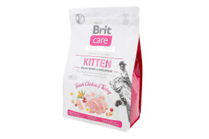 Корм сухой для котят Fresh Chicken&Turkey Kitten Care Brit м/у 2кг